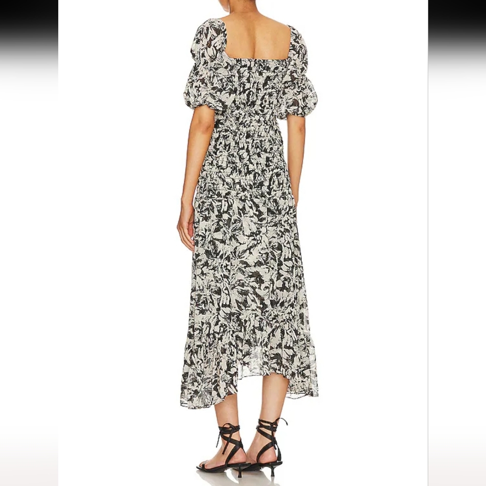 MISA Los Angeles Diya Dress in Tonal Abstract Size XS - Picture 3 of 7